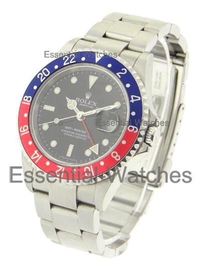 Rolex Used Stainless Steel GMT-Master II 16710 16710