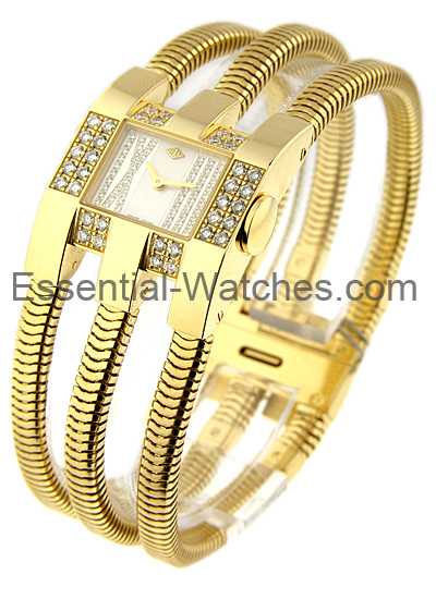 Van Cleef Yellow Gold Triple Bracelet Watch -  - Essential Watches