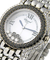 Chopard  Happy Sport Round with Black Diamond Bezel 27/6180-50