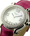 Chopard  Happy Sport Round with 2 Row Diamond Bezel  28/8967/23