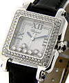 Chopard  Happy Sport with 2 Row Diamond Bezel 27/8361-23
