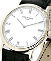 Patek Philippe 3520 D - Small Calatrava with  Hobnail Case in White Gold 3520DG 