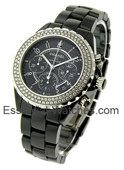 Chanel J12 Black Chronograph H1009 - H1009 - Essential Watches