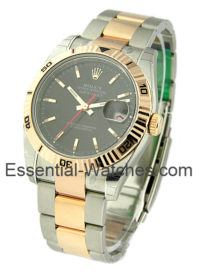 Rolex New 2-Tone Rose Gold TURN-O-GRAPH - 116261 - Essential