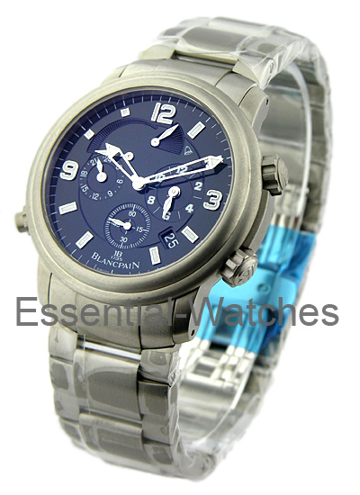 Blancpain Leman GMT Alarm - 2041-1230-98 ( 2041.1230.98 ) - Essential Watches