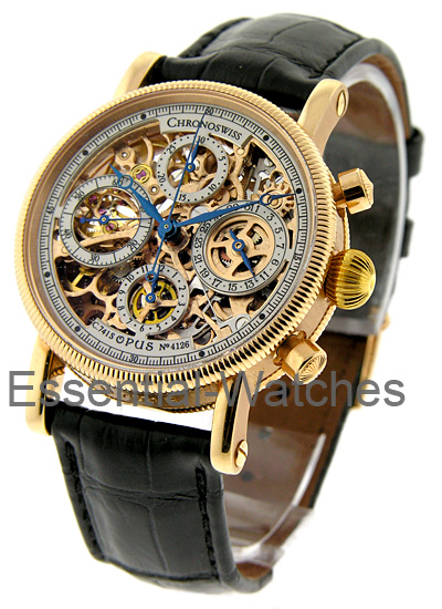 Chronoswiss Opus - Skeleton Chronograph - CH 7521 S R ( CH7521SR ) - Essential Watches