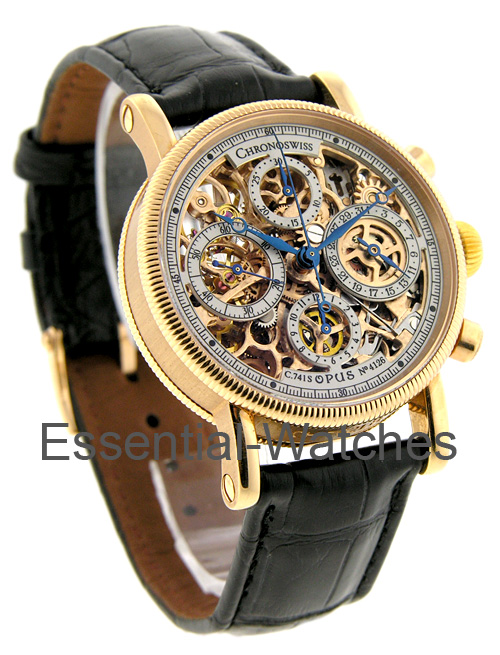 Chronoswiss Opus - Skeleton Chronograph - CH 7521 S R ( CH7521SR ) - Essential Watches