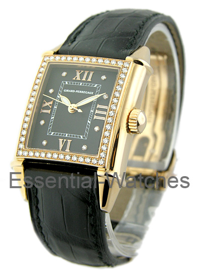 Girard Perregaux Lady's Vintage 1945 with Diamond Bezel - 02573D0A52-61M - Essential Watches
