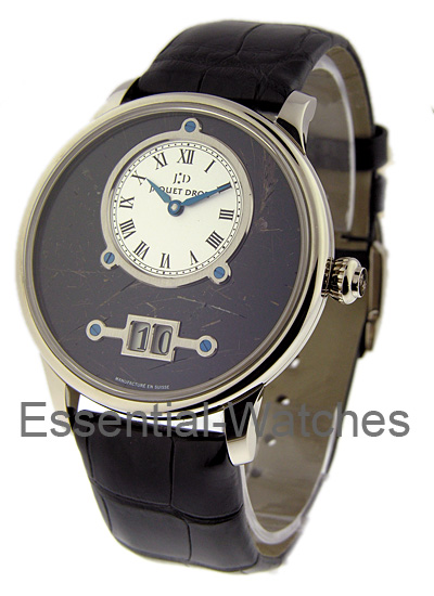 Jaquet Droz Grande Date with Quartz Rutile Dial - J016934204 - Essential Watches