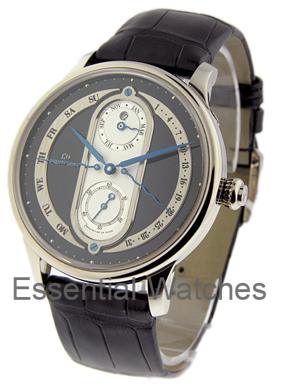 Jaquet Droz Perpetual Calendar with Onyx Dial - J008334203 - Essential Watches
