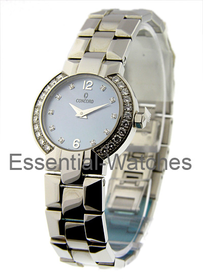 Concord Lady's Steel Round La Scala - 0309663 - Essential Watches