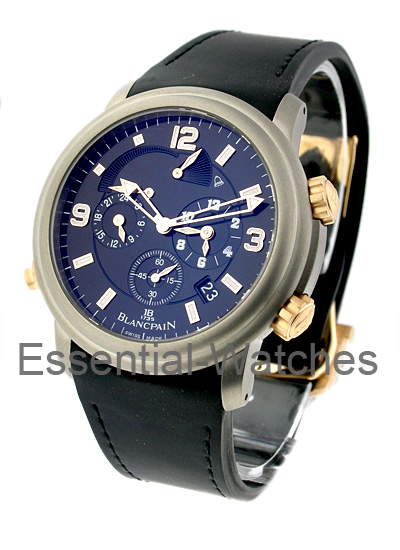 Blancpain Leman GMT Alarm - 2041-12A30-64B ( 2041.12A30.64B ) - Essential Watches