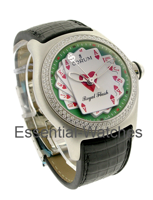 Corum Bubble Royal Flush with Diamond Case - 02320.RO2011 - Essential Watches