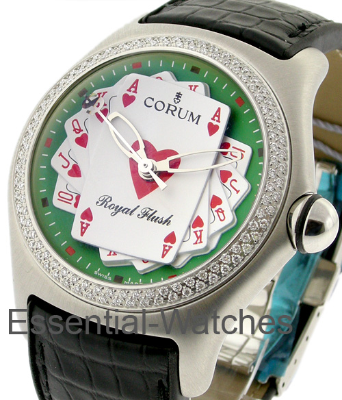 Corum Bubble Royal Flush with Diamond Case - 02320.RO2011 - Essential Watches
