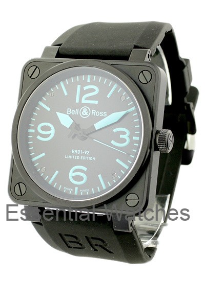Bell & Ross BRO1-92 Automatic - Limited Edition BLUE - BR-01-92-SBLU - Essential Watches