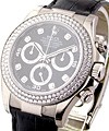 Rolex New White Gold DAYTONA on Strap SPECIAL EDITION 116589 116589RBR