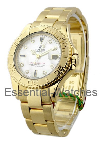 Rolex Used Yachtmaster Mid Size Yellow Gold 68628 - 68628 - Essential 