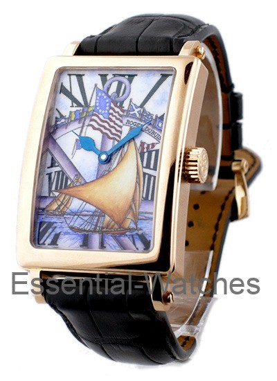 Roger Dubuis  Much More American Flag and Boat Enamel Dial -  M32 98 5 - Essential Watches