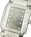 Patek Philippe Twenty-4 - Large Size on Pave Bracelet 4910/51G-010