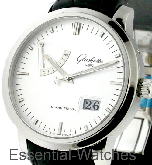 Glashutte Senator Power Reserve Display - 100-01-13-02-04 ( 10001130204 ) - Essential Watches