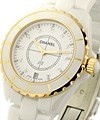 Chanel Full Size J12 White with Rose Gold H2180 H2180