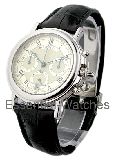 Breguet Marine Chronograph in Platinum - 3460pt/12/996 - Essential Watches