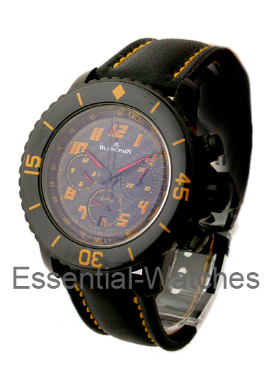 Blancpain Speed Command Chronograph - Orange - 5785F-11D03-63 - Essential Watches