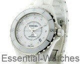 Chanel Full Size J12 with White Diamond Dial H1629 H1629