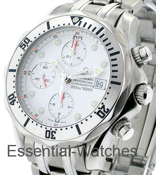 Omega Seamaster Chronograph in Steel - 2196 - Essential Watches