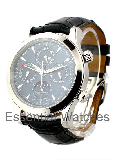 Jaeger - LeCoultre  Master Grande Memovox in Platinum - 146.64.8A - Essential Watches