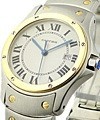 Cartier Santos Round 2-Tone - Large Size