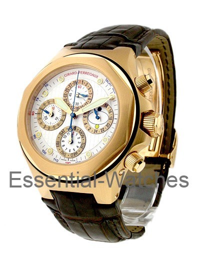 Girard Perregaux Laureato Perpetual EVO3 - Rose Gold - 90190.52.131.BBED - Essential Watches