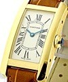 Cartier Tank American Small Size in Yellow Gold W2601556