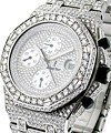 Custom Diamond Offshore Chrono - Total 29.09cts Steel with Pave Diamonds 25721ST 