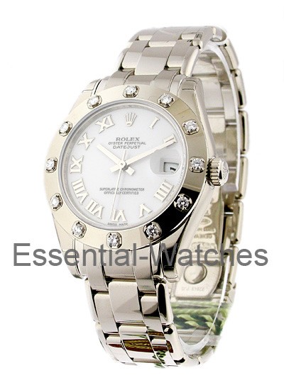 Rolex New Mid Size White Gold Masterpiece 81319 - 81319 - Essential Watches