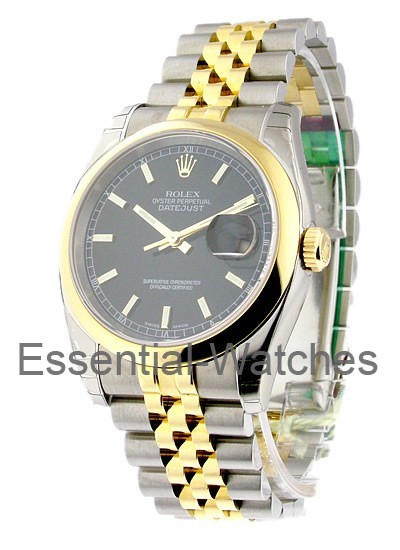 Rolex Men's 2-Tone DATEJUST with Jubilee Bracelet - 116203 - Essential Watches