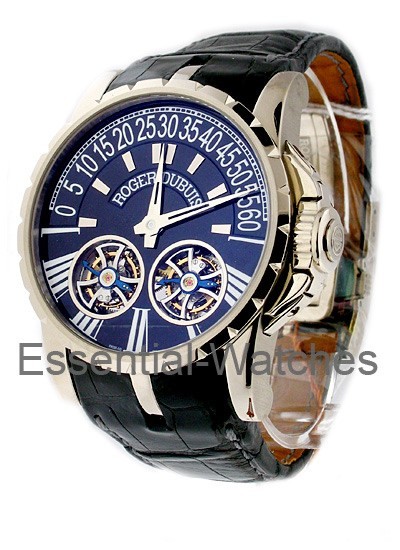 Roger Dubuis Excalibur Double Tourbillon Retrograde - EX45 01 0 N9.671 - Essential Watches