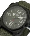 Bell & Ross BR03-92 Automatic Military BR-03-92-GRN-CAR