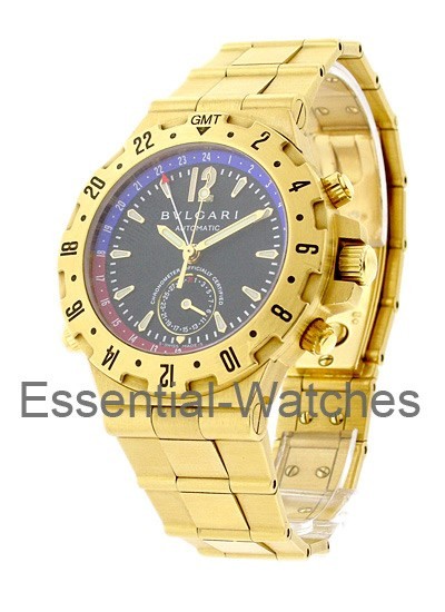 Bvlgari Diagono Professional GMT in Yellow Gold - GMT40G - Essential Watches
