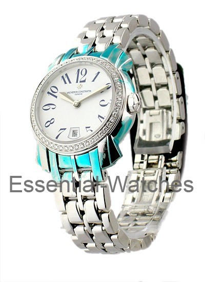 Vacheron Constantin Malte Lady's with Diamond Bezel   - 25715/335g-8898 - Essential Watches