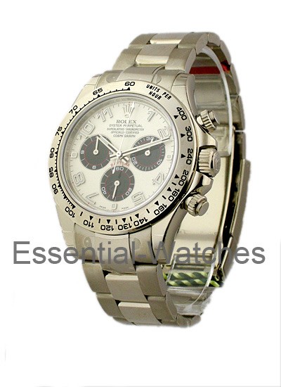 Rolex White Gold Daytona on Bracelet 116509 - 116509 - Essential Watches