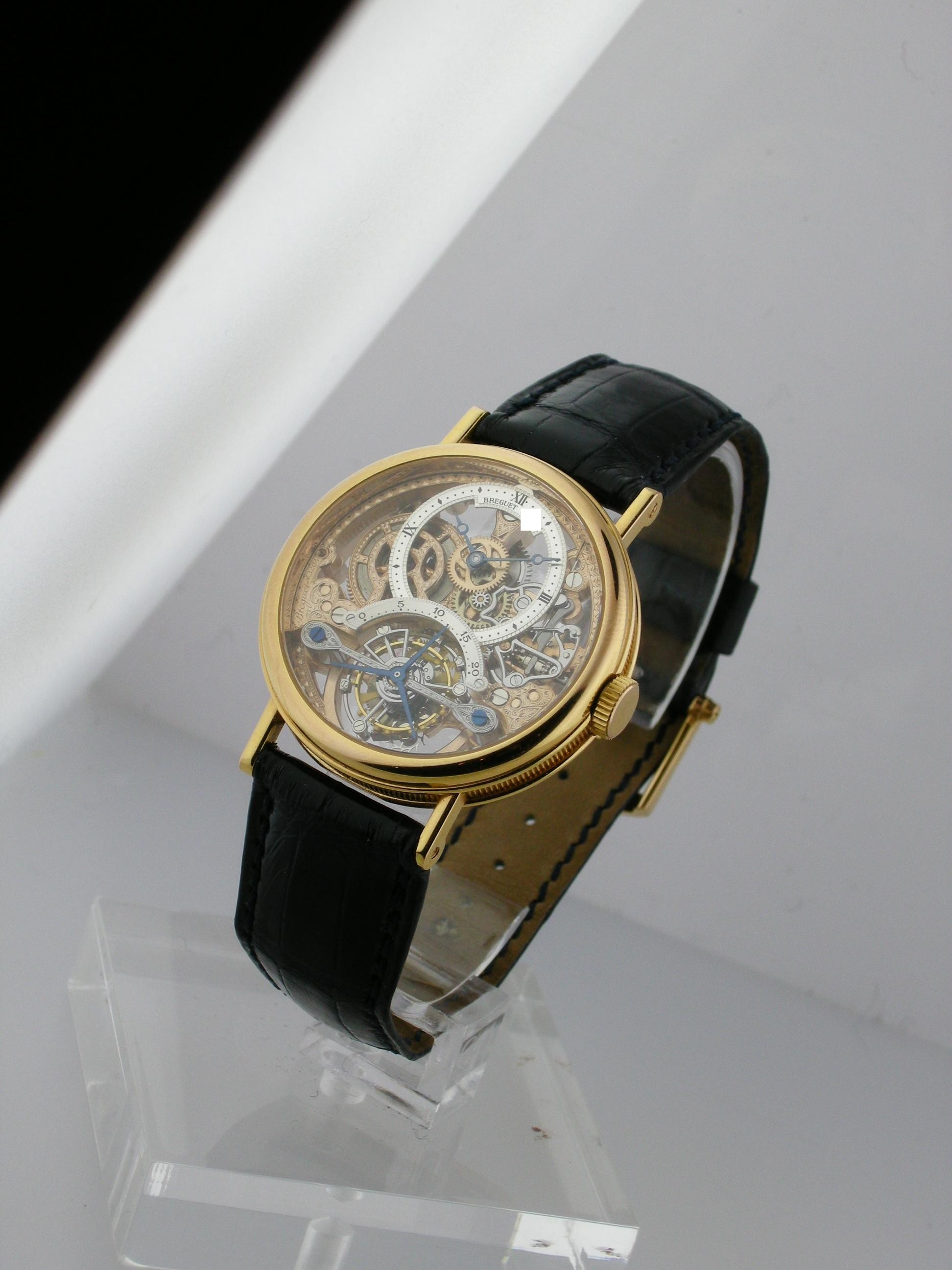 Breguet Skeleton Openworked Tourbillon 3355 in Rose Gold - 3355OR - Essential Watches