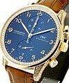 IWC Portuguese - Automatic Chronograph with Diamond Case 371472 ( IW3714-72 )
