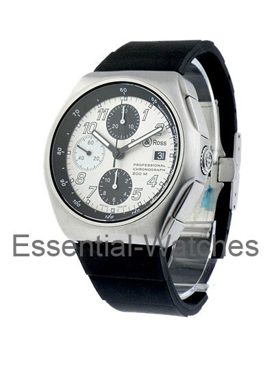Bell & Ross Professional Space 3 - Chronograph  - SP3-WHT-RUB - Essential Watches