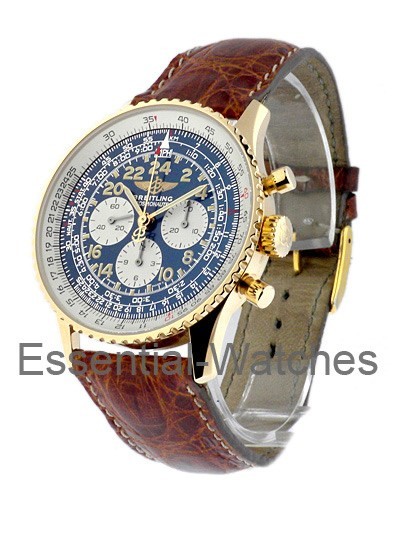 Breitling Navitimer Cosmonaute Chronograph in Yellow Gold - K 12322 - Essential Watches