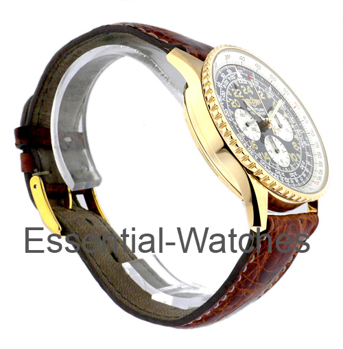 Breitling Navitimer Cosmonaute Chronograph in Yellow Gold - K 12322 - Essential Watches