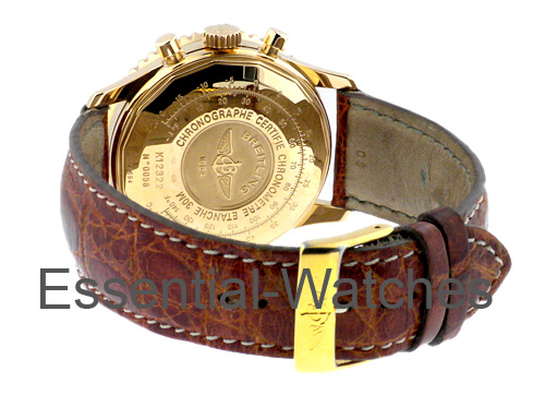 Breitling Navitimer Cosmonaute Chronograph in Yellow Gold - K 12322 - Essential Watches