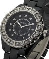 Chanel J12 Black Ceramic 38mm with Diamond Bezel H1174 H1174