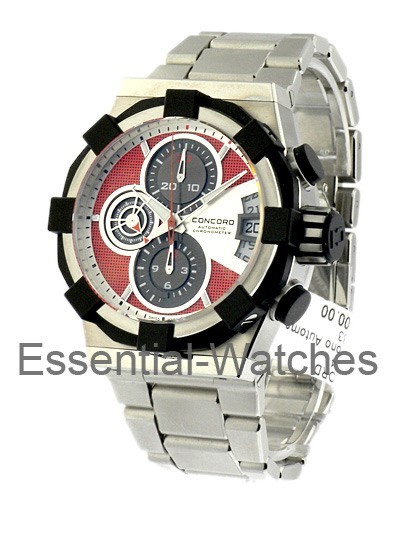 Concord C1 Chronograph in Steel - 0320004 - Essential Watches