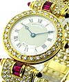 Breguet  Classique with Ruby and Diamond Lugs and Diamond Bezel